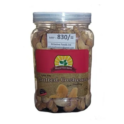 Royal Gardens Salted Cashews 400 gm